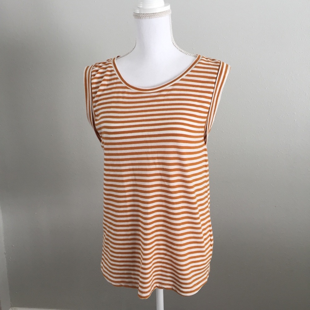 2/$10 J. Crew striped tee size medium